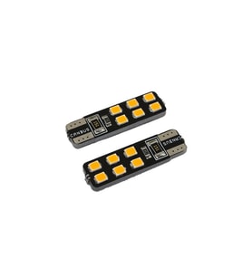 Space T10 Led Ampul Canbus'lı Turuncu 2'li Set 12V / LAAM626-3