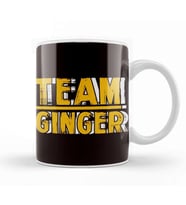 Team Ginger Redhead Squad Red Orange Hair Haired Irish Kupa Bardak Porselen