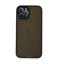 Apple İphone 12 Pro Max Kılıf Montreal Silikon Kapak - Siyah