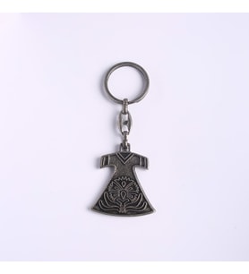 ELBİSE DESENLİ ESKİTME TASARIM ANAHTARLIK-ANAH327