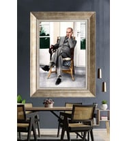 Gümüş Çerçeveli Atatürk Tablo za482