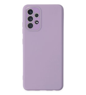 Pilelistore   Samsung Galaxy A53 5G Kılıf Lansman Glass Kapak - Lila