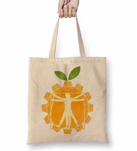 Laranja Mecanica Vitruviana Bez Çanta Uzun Saplı