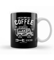 Fresh And Hot Coffee Kupa Bardak Porselen