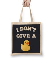 Fuck I Don't Give A Duck Bez Çanta Uzun Saplı