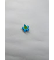 1 Adet, Renkli  Mandallı 3 cm Lotus Çiçeği Toka Kadın/Kız/Çocuk (Karışık)