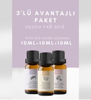 Boco Nature 3'lü Avantajlı Set Itır & Lavanta & Ylang-Ylang Saf Aromaterapi Uçucu Yağı 30 Ml