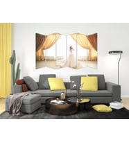 GELİNLİK KADIN MDF TABLO-1090 MODEL-B