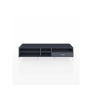 Hyperion TV Ünitesi 3 Raflı Tek Çekmeceli  220x44x51 Antrasit-Antrasit