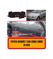 Toyota Avensis T250 2003-2008 Ön Torpido Koruma Koruyucu Kilifi Halisi Örtüsü Aksesuarları Yedek