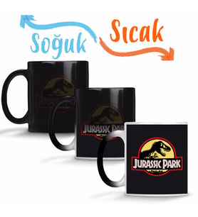 Jurassic Park 2 Sihirli Kupa Bardak Porselen