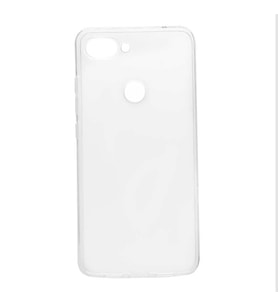 Xiaomi Mi 8 Lite Kılıf Zore Şeffaf İnce ve Esnek Süper Silikon (Renksiz)