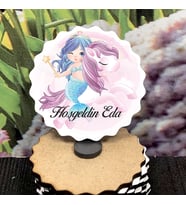 Ahşap Magnet - Doğum Günü* Bebek * Yeni Doğan * Sünnet * Diş Buğdayı