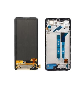 Xiaomi Redmi Note 12 Pro 4G ile Uyumlu Oled Ekran Dokunmatik Çıtalı (Siyah)