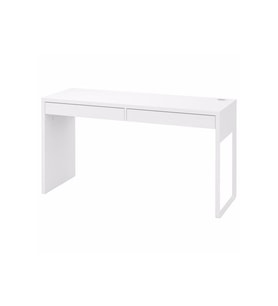 Mıcke Çalışma Masası, Beyaz Renk 142x50 cm Çalışma Ünitesi Ev-Ofis