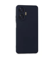 Realme C55 Kılıf Nano İçi Kadife Silikon - Lacivert