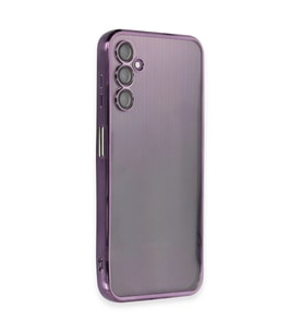 Samsung Galaxy A14 4g Kılıf Razer Lensli Silikon - Mor