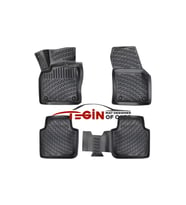 Volkswagen Tiguan AllSpace 3D Havuzlu Paspas 2018 Siyah
