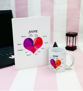 Süper Anne Tasarımlı Kupa Ve Sert Kapaklı Defter