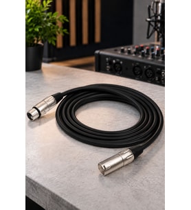 Lastvoice Mc-2125 Stereo Mikrofon Sinyal Kablosu XLR + XLR 25 Metre