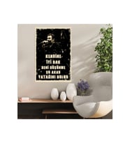 Ahşap Retro Mdf Poster , Komik Sözler , Duvar Yazıları , Manzara ,  Tarih , Edebiyat - Tbl346