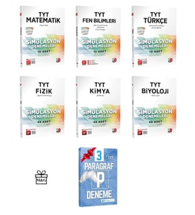 TYT Matematik Fen Türkçe Fizik Kimya ve Biyoloji Simülasyon Deneme