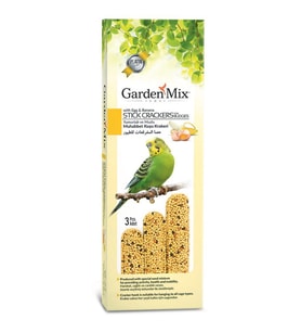 Gardenmix Platin Muzlu Yumurtalı Kuş Krakeri 3Lü