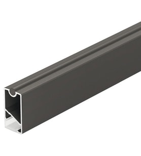 Hafele Profil 5104 Askı Borusu 2500mm, Antrasit Renk