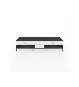Hyperion TV Ünitesi 3 Çekmeceli  220x44x51 Antrasit-Çam/Aytaşı