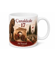 Çanakkale Plakalı Truva Atı Ve Aynalı Çarşı Destan Şehitlik Kupası Hediye Bardak