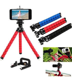Ahtapot Selfie Tripod Telefon Tutucu Akrobat Stand Çubuğu