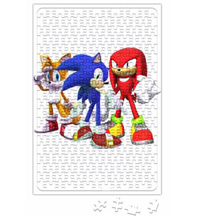Knuckles Sonic Chaos Puzzle 240 Parça Yapboz