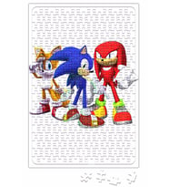 Knuckles Sonic Chaos Puzzle 240 Parça Yapboz