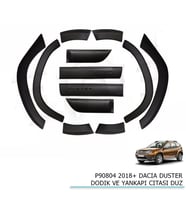 Dacia Duster Uyumlu Dodik Ve Yan Kapı Çıtası Düz 2018+ Parça (Karışık)
