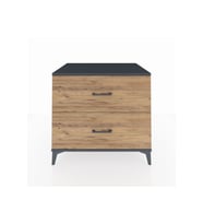 Kronos Şifonyer 2 Çekmeceli 88x59x80 Antrasit-Çam