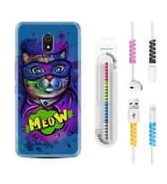 Xiaomi Redmi 8A 8 Pro 9C 9T 10C 11T Pro Kılıf Kablo Koruma Spiral Silikon Super Meow 1715