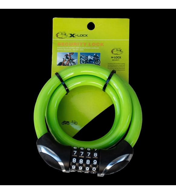 FORTE GT XBYC TY 4509 ŞİFRELİ KİLİT 5 RENK DEĞİŞEBİLİR ŞİFRE SİYAH