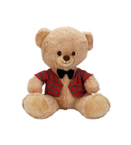 Kalpleri Fethedecek Sevimli Kıyafetli Peluş Ayı 32 cm (Çok Renkli)