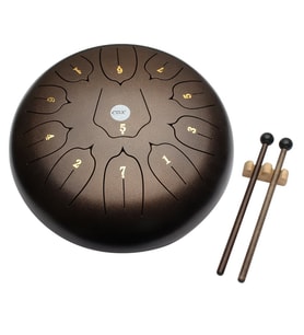 Cox Cstd-brown Steel Tongue Drum (kahverengi)  Doğal Toprak Rengi Zengin Harmonikler