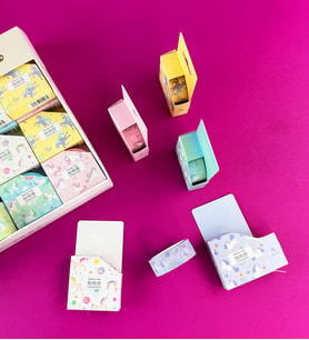 3'lü Unicorn Figürlü Kağıt Bant Seti