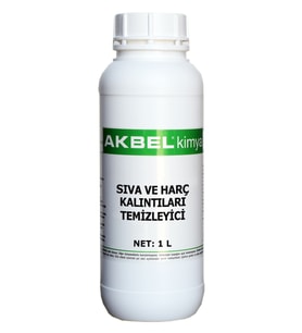 AKBEL SIVA VE HARÇ KALINTILARI TEMİZLEYİCİSİ  1 LT.   1/10 (Beyaz - Bej)