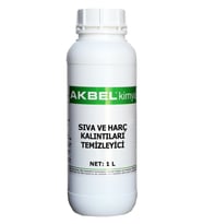 AKBEL SIVA VE HARÇ KALINTILARI TEMİZLEYİCİSİ  1 LT.   1/10 (Beyaz - Bej)