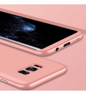 Galaxy S8 Kılıf Zore Ays Full Koruma Kılıf (Rose)
