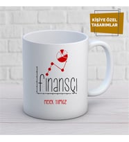 Kişiye Özel İsim Yazılabilir Finansçı Kupa Bardak