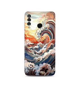 Huawei P30 Lite Uyumlu Baskılı Yumuşak Silikon Şeffaf Telefon Kılıfı