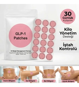 30 Adet Kilo Yönetimi Destek Bantları – İştah Kontrolü ve Günlük Wellness Desteği