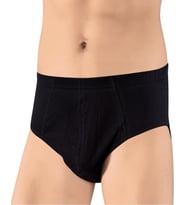 6 Adet Lüx Drm Erkek Pamuklu Penye Slip Külot 171 (Siyah)