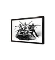 Modern Dansçılar Çerçeveli Mdf Tablo