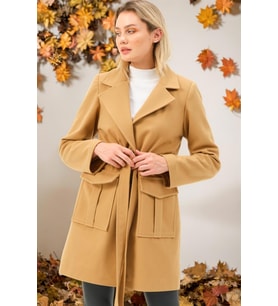 Z6778 DEWBERRY BAYAN KABAN-AÇIK CAMEL