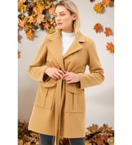 Z6778 DEWBERRY BAYAN KABAN-AÇIK CAMEL